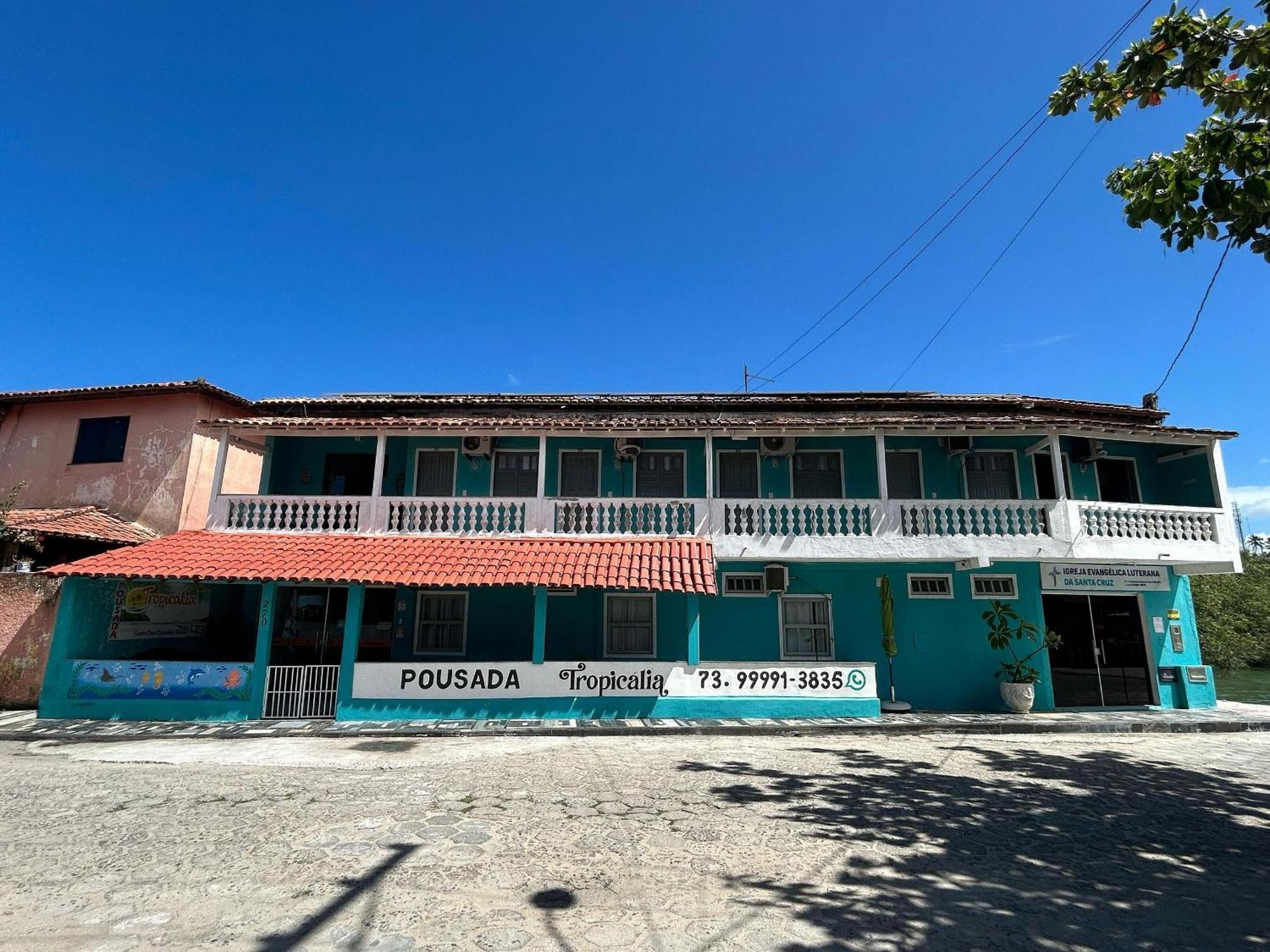 Pousada Tropicalia Tranquilidade A Beira Mar Santa Cruz Cabralia Bagian luar foto